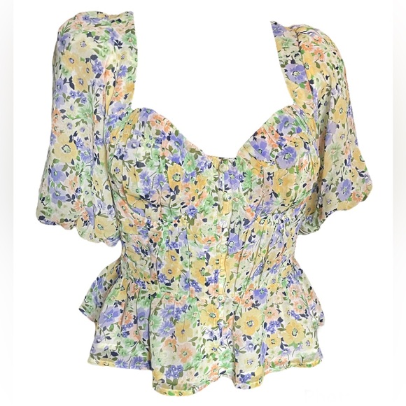 ASTR Clairemont Puff-Sleeve Top - Picture 6 of 12